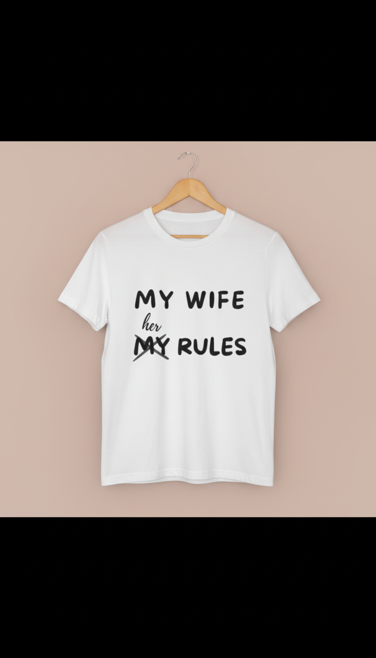 My wife, Her rules