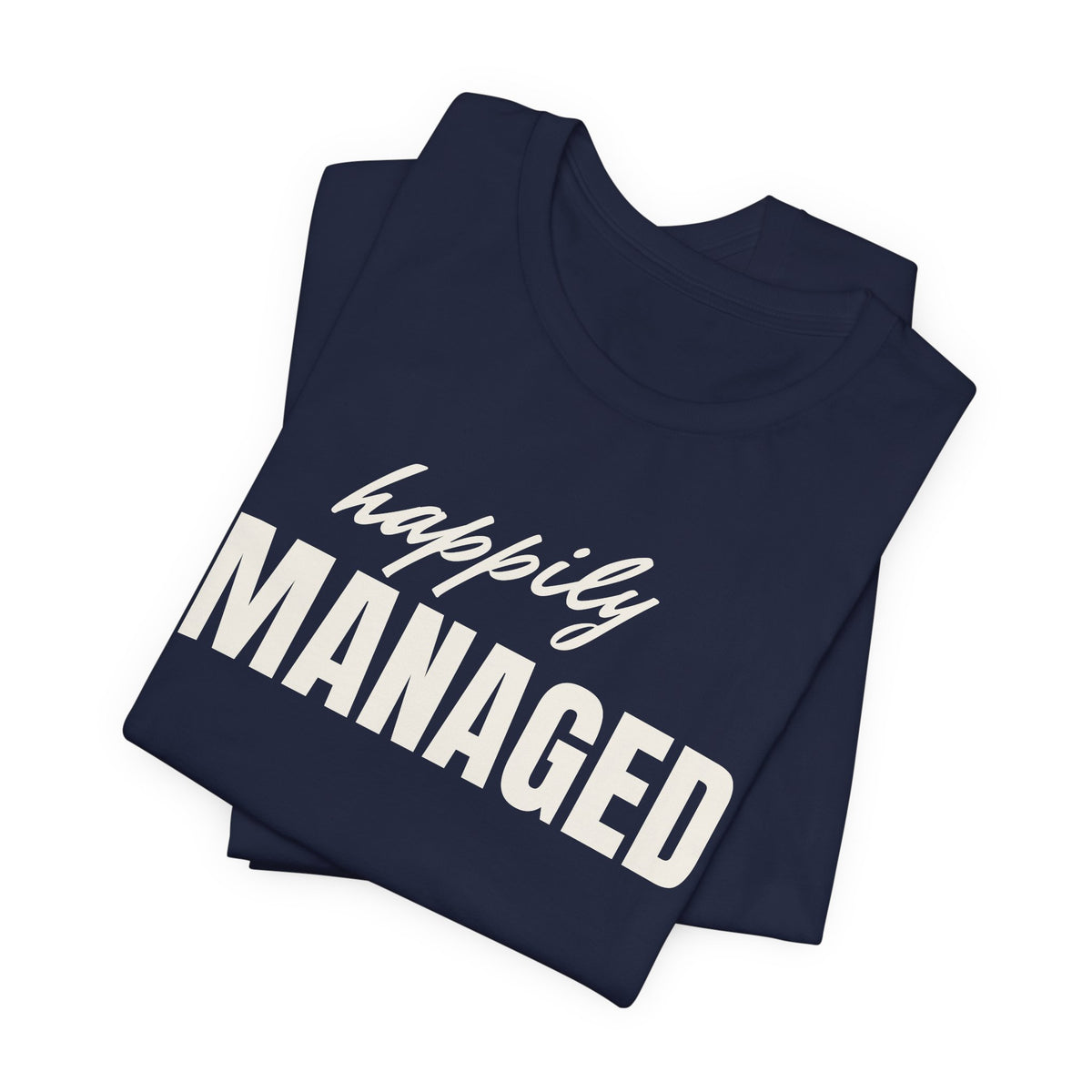 Happily Managed men's T-shirt, view 5