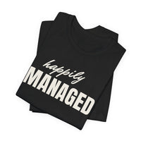 Happily Managed men's T-shirt, view 2