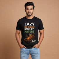 Lazy By Choice, Rebel By Nature — Men's Tee