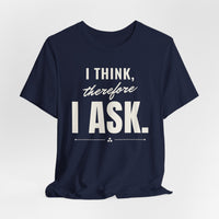 I Think, Therefore I Ask men's T-shirt, view 6