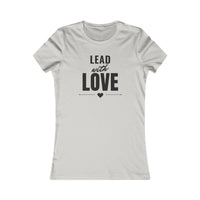 Lead With Love women's T-shirt in Silver