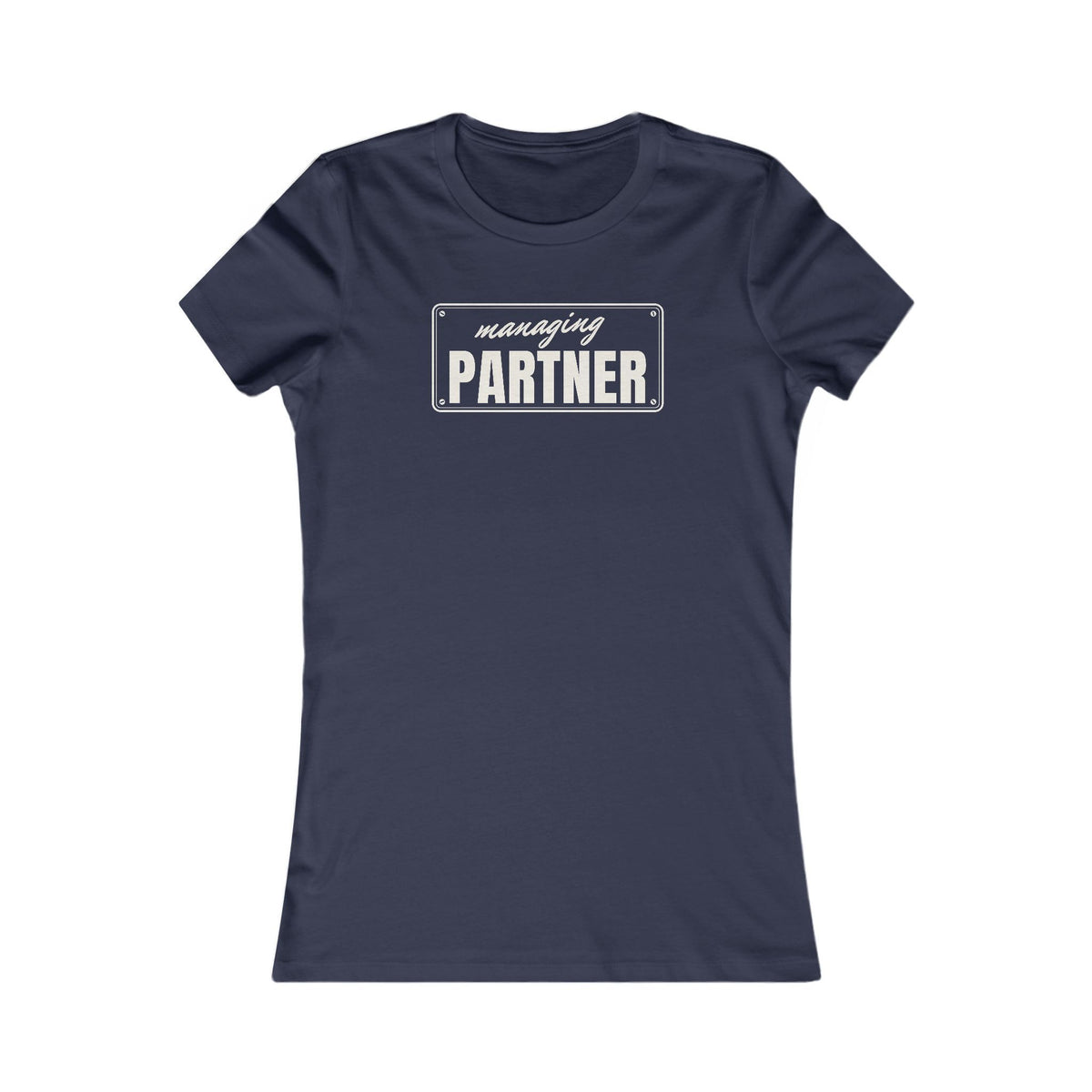 Managing Partner women's T-shirt in Navy
