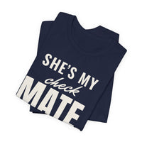 She's My Checkmate men's T-shirt, view 5