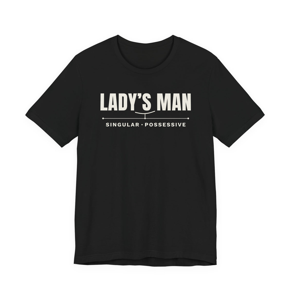 Lady's Man men's T-shirt in Black