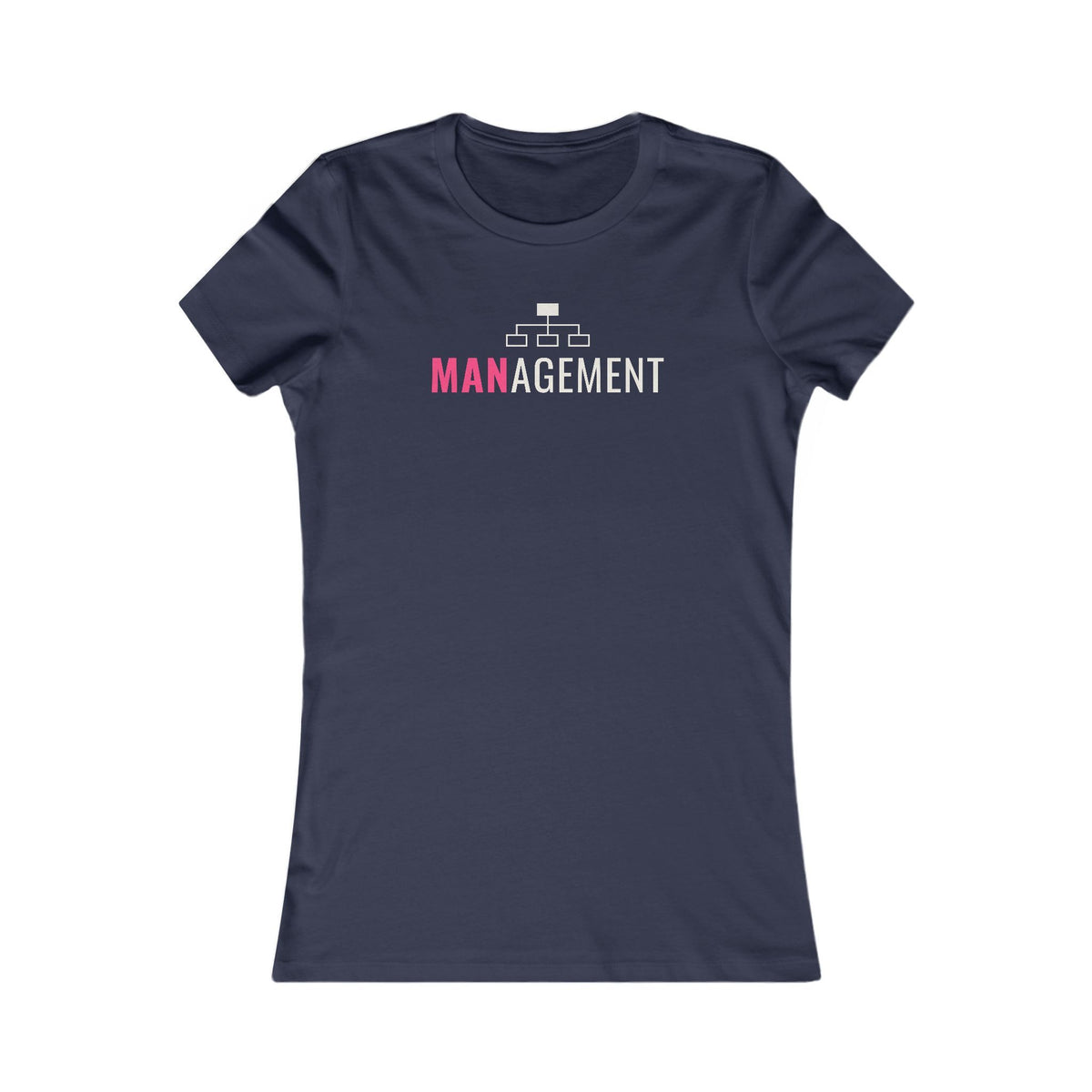 Management women's T-shirt in Navy