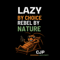 Lazy By Choice, Rebel By Nature — Men's Tee