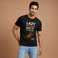 Lazy By Choice, Rebel By Nature — Men's Tee