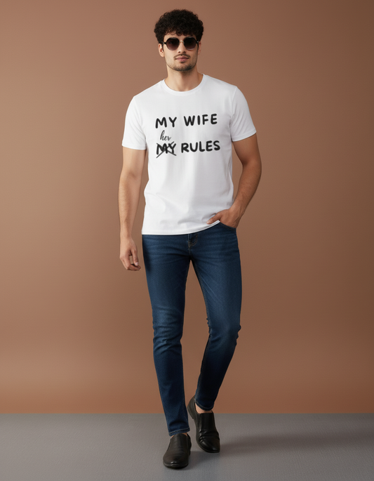 My wife, Her rules