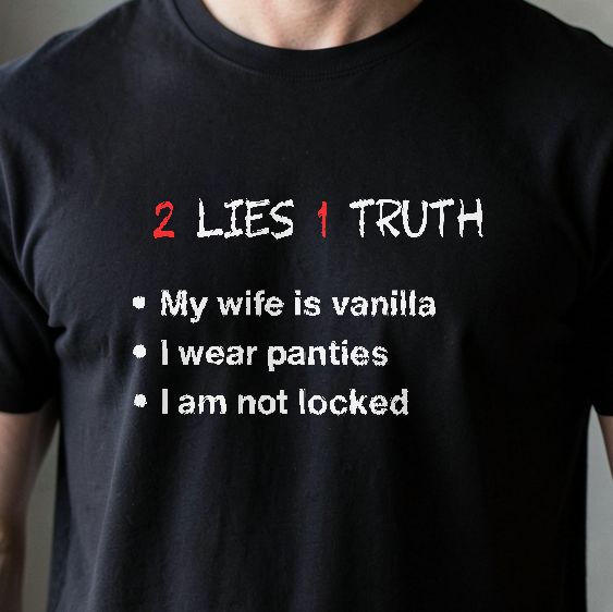2 Lies, 1 Truth — print detail [kk-ai-shoot]