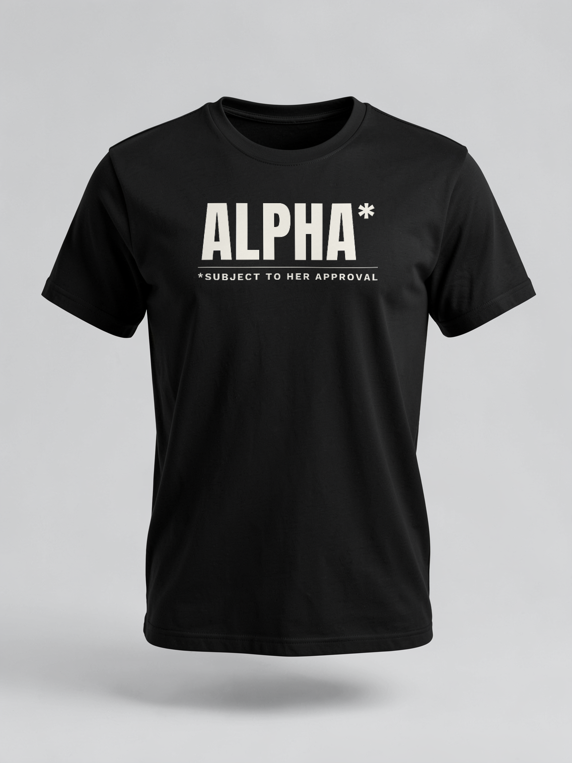 Alpha* (Subject to Her Approval) — garment fit [kk-ai-shoot]