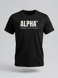 Alpha* (Subject to Her Approval) — garment fit [kk-ai-shoot]