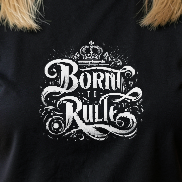 Born to Rule — print detail [kk-ai-shoot]