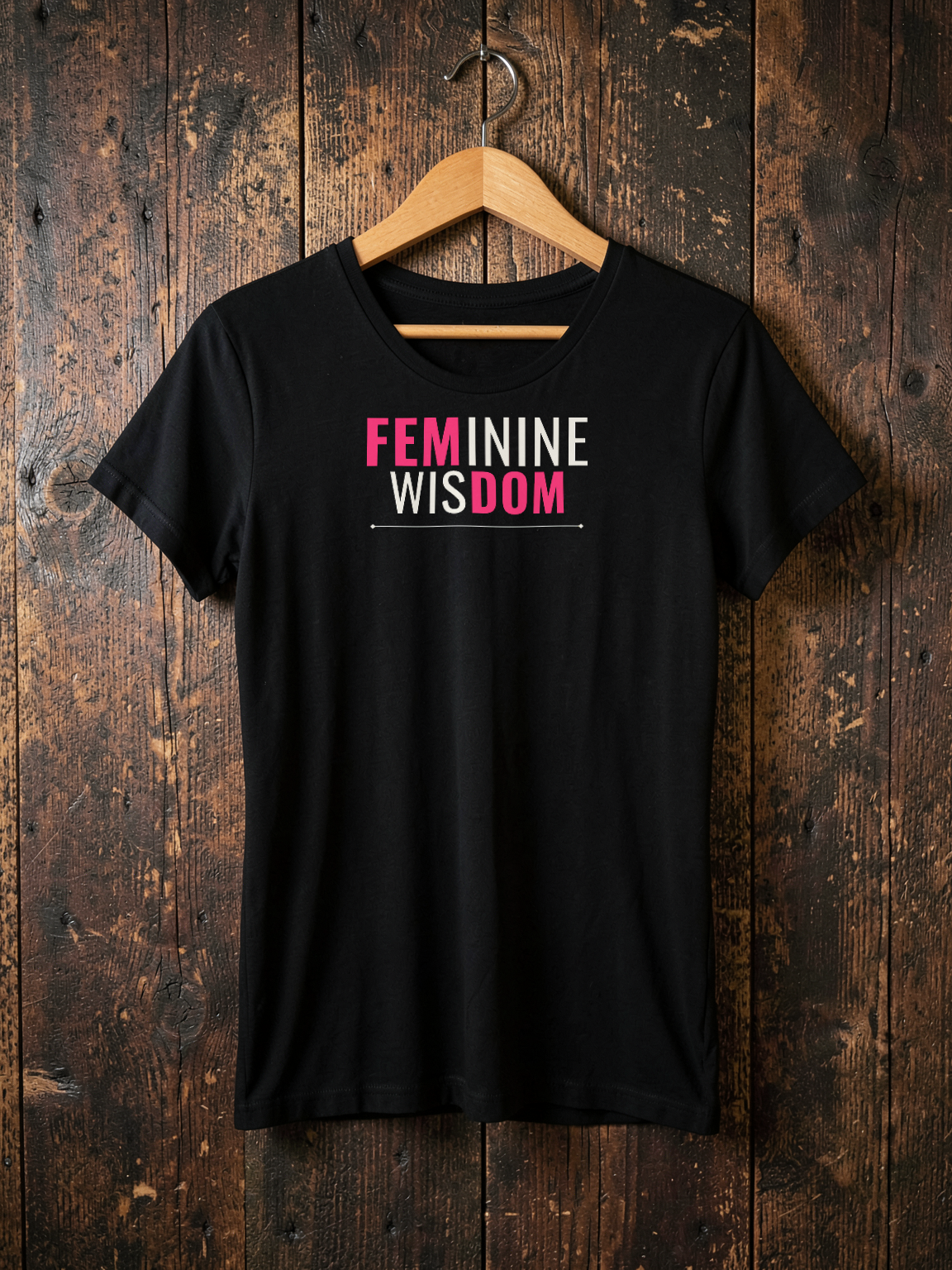 Feminine Wisdom — on hanger [kk-ai-shoot]