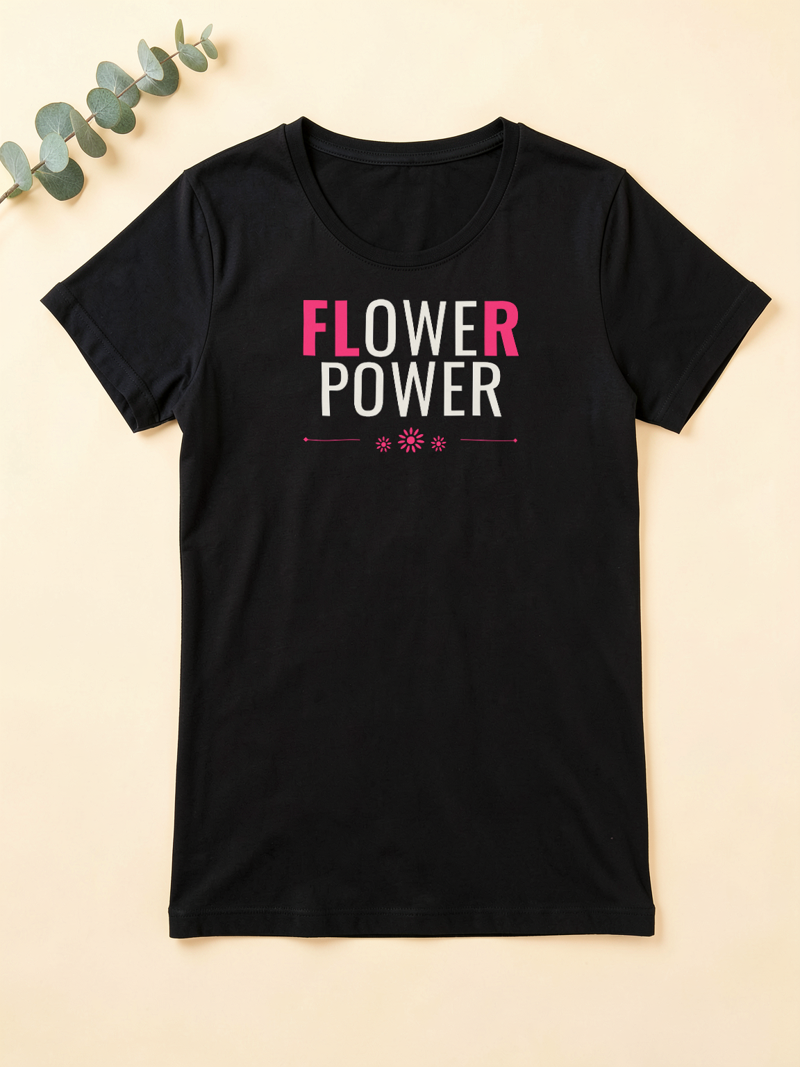 Flower Power — flat lay [kk-ai-shoot]