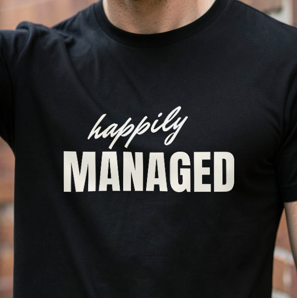Happily Managed — print detail [kk-ai-shoot]