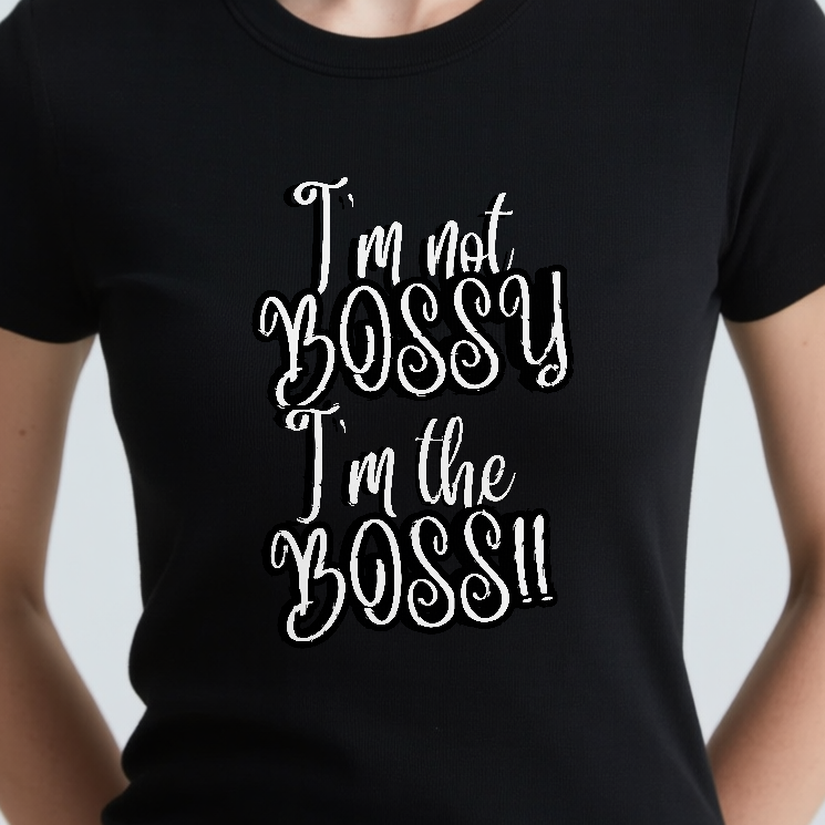 I Am the Boss — print detail [kk-ai-shoot]