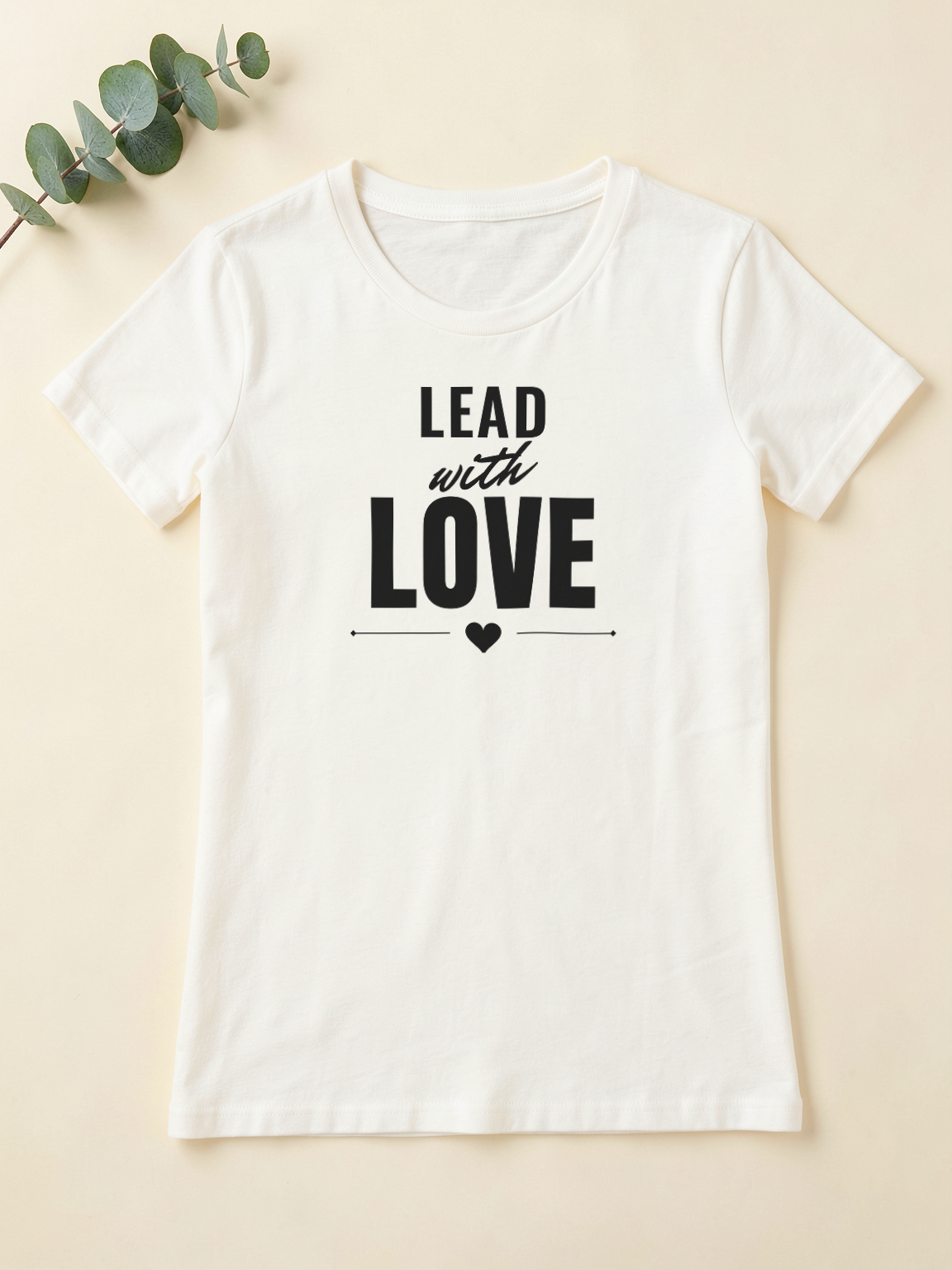 Lead With Love — flat lay [kk-ai-shoot]