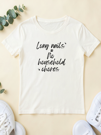 Long Nails = No Household Chores — flat lay [kk-ai-shoot]