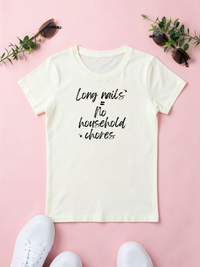 Long Nails = No Household Chores — styled flat lay [kk-ai-shoot]