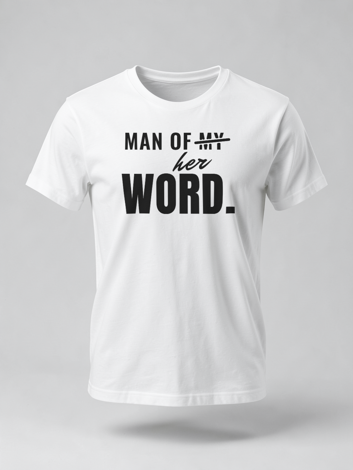 Man of Her Word — garment fit [kk-ai-shoot]