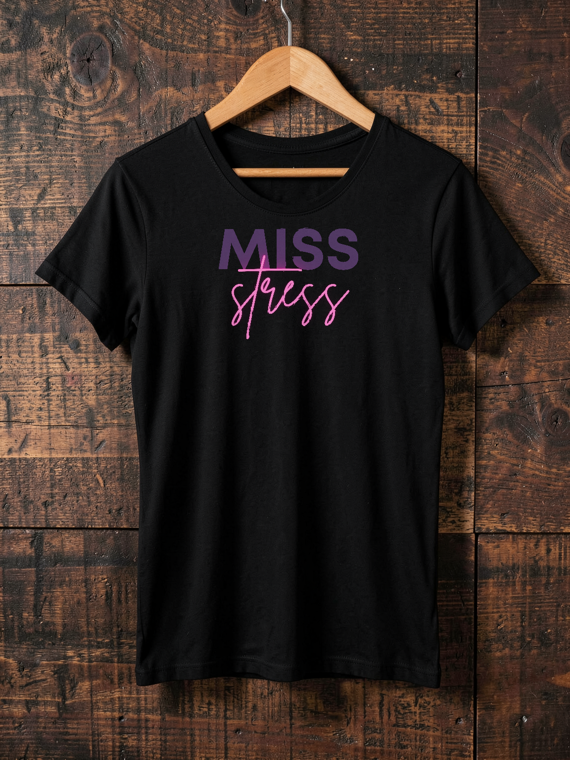 Miss Stress — on hanger [kk-ai-shoot]