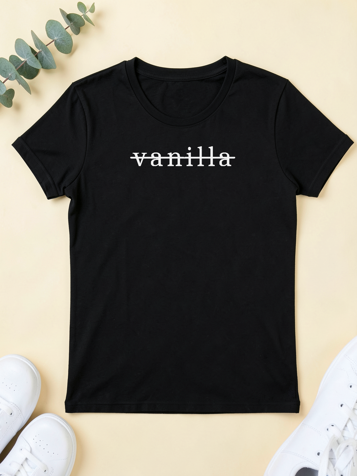 Not Vanilla — flat lay [kk-ai-shoot]