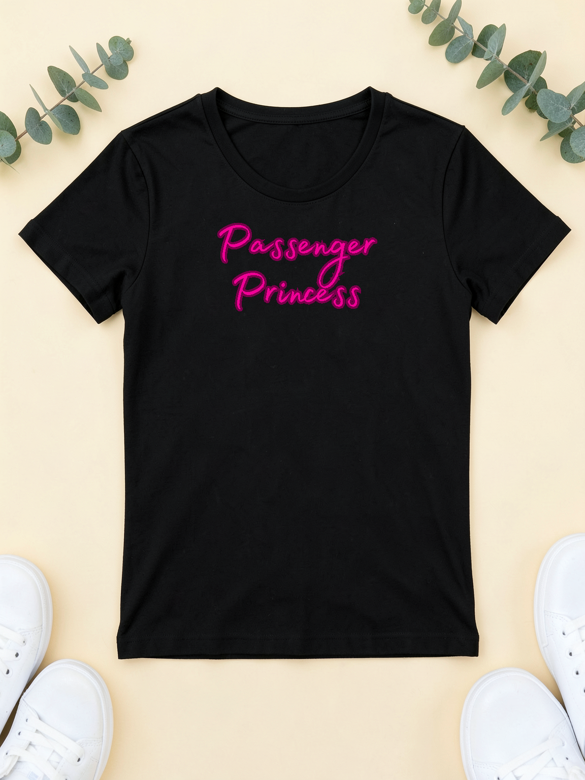 Passenger Princess — flat lay [kk-ai-shoot]