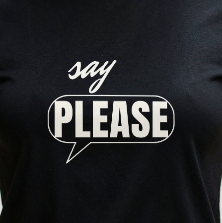 Say Please — print detail [kk-ai-shoot]