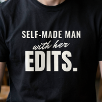 Self-Made Man With Her Edits — print detail [kk-ai-shoot]