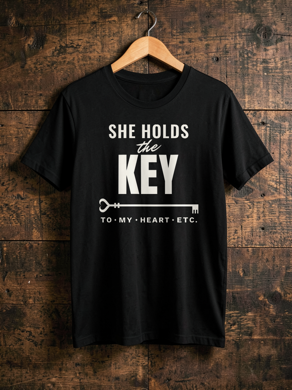 She Holds the Key — on hanger [kk-ai-shoot]