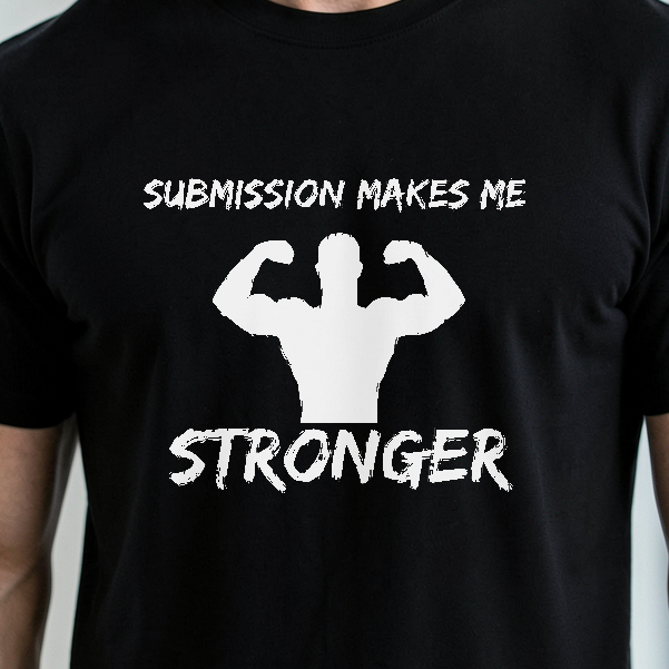 Submission Makes Me Stronger — print detail [kk-ai-shoot]