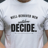 Well-Behaved Men Seldom Decide — print detail [kk-ai-shoot]