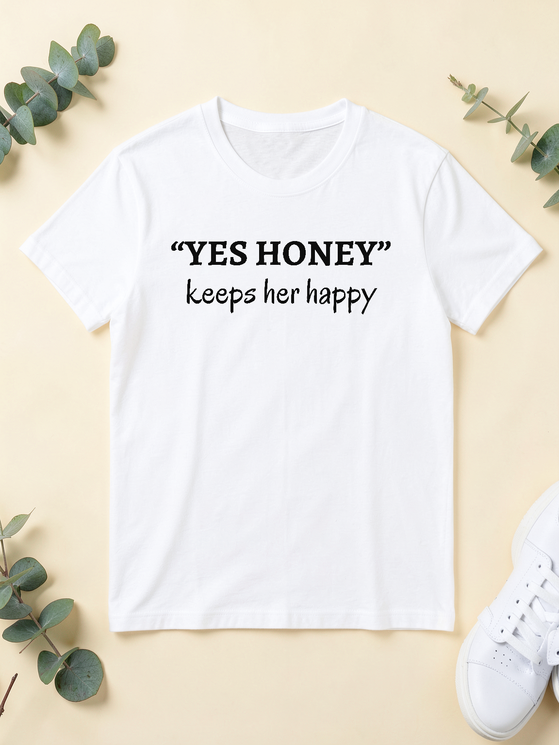 Yes Honey — flat lay [kk-ai-shoot]