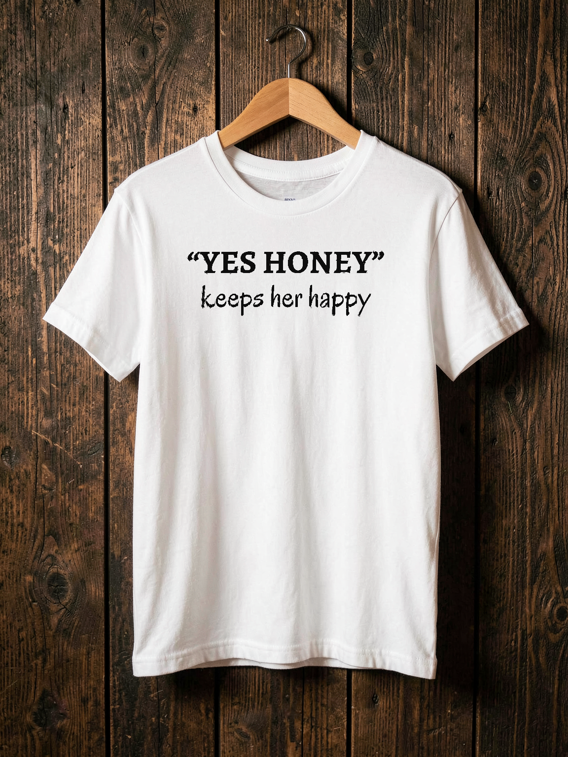 Yes Honey — on hanger [kk-ai-shoot]