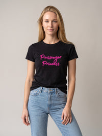Passenger Princess tee in Black — front [kk-studio]