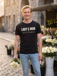 Lady's Man tee in Black — lifestyle [kk-studio]