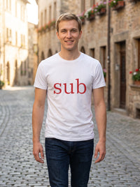 Sub tee in White — lifestyle [kk-studio]