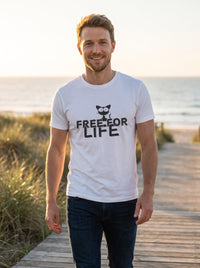 Free For Life tee in White — lifestyle [kk-studio]