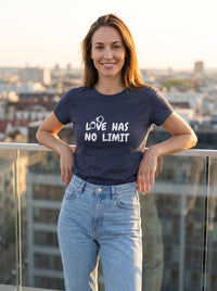 Love Has No Limit (Hers) tee in Navy — lifestyle [kk-studio]