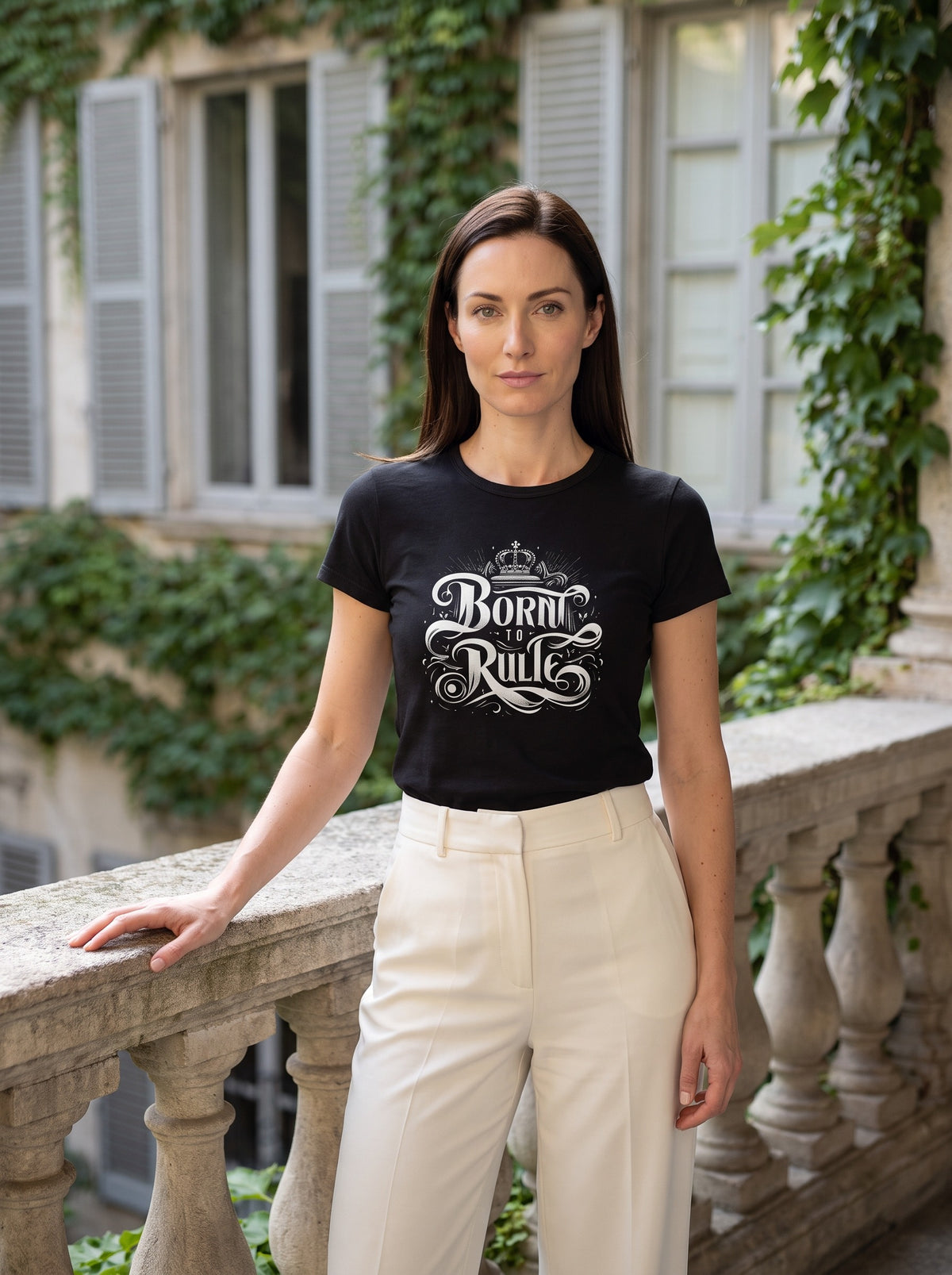 Born to Rule tee in Black — lifestyle [kk-studio]