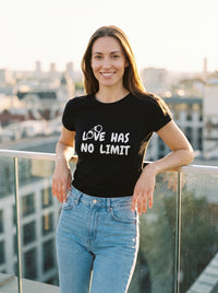 Love Has No Limit (Hers) tee in Black — lifestyle [kk-studio]