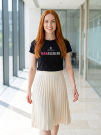 Management tee in Black — lifestyle [kk-studio]