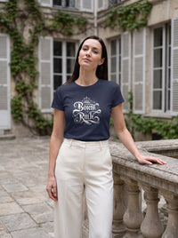 Born to Rule tee in Navy — lifestyle [kk-studio]