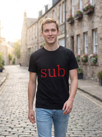 Sub tee in Black — lifestyle [kk-studio]