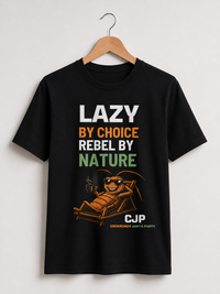 Lazy By Choice, Rebel By Nature — Women's Tee
