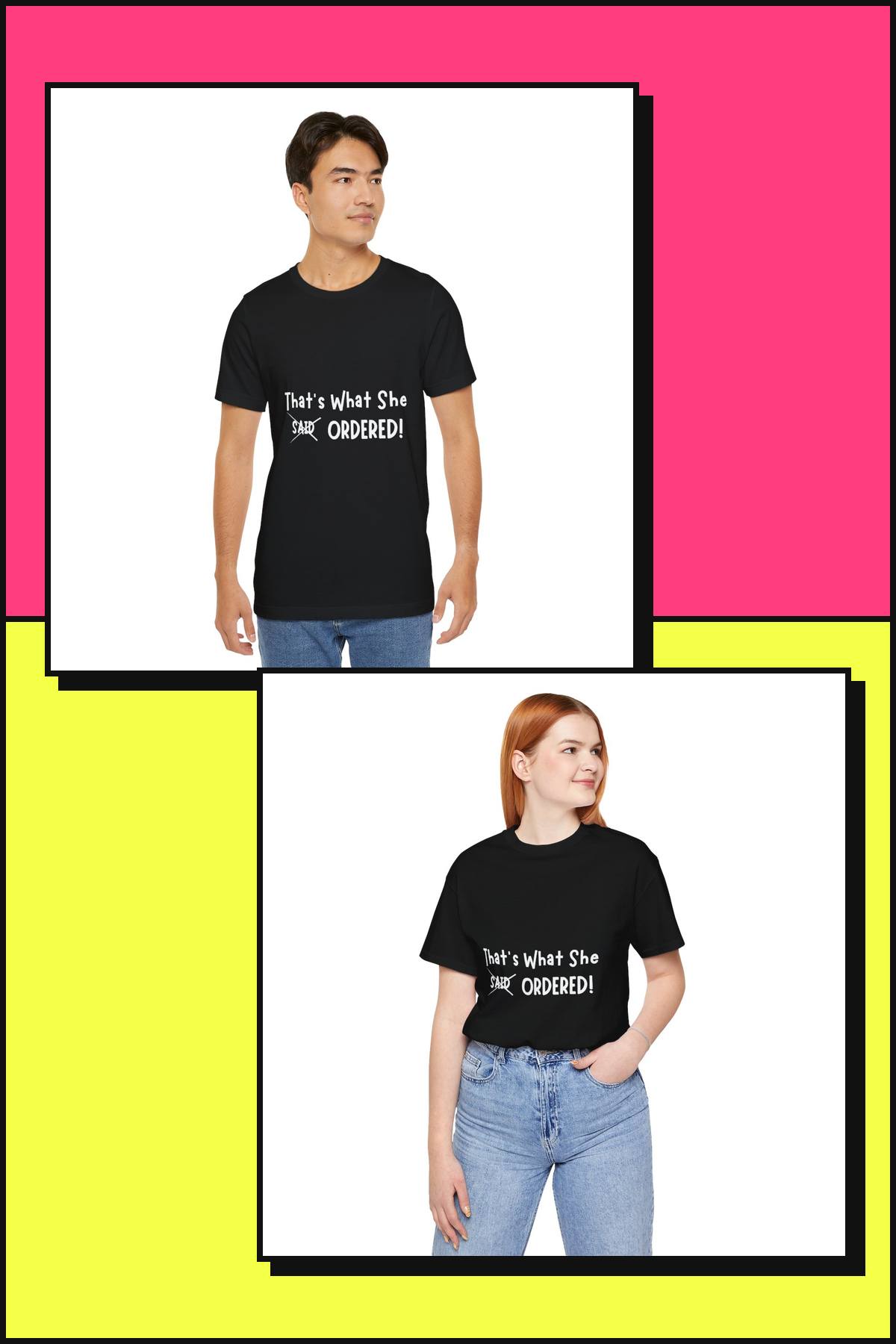 KinkKart matching set on models